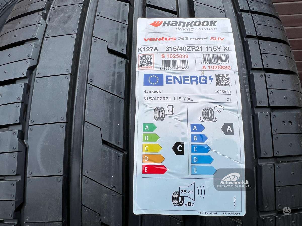Hankook Ventus S1 EVO3, summer 315/40 R21