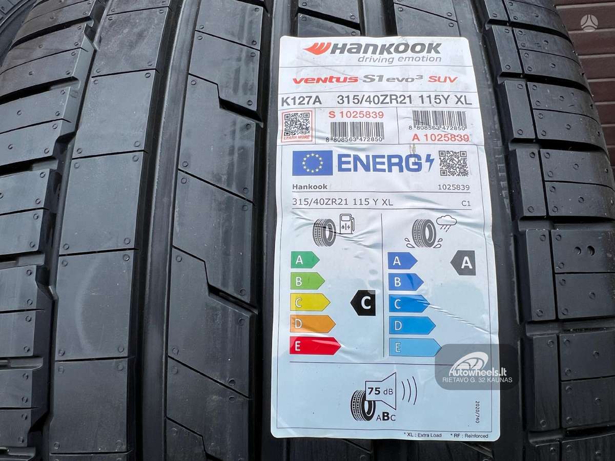 Hankook Ventus S1 EVO3, vasarinės 315/40 R21