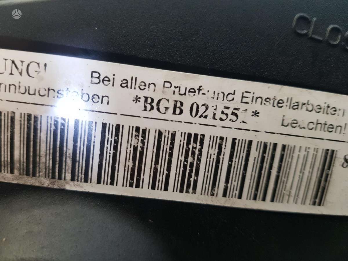 Audi A4 Variklio kodas bgb