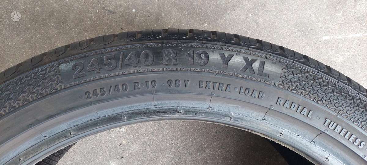 Barum, summer 245/40 R19