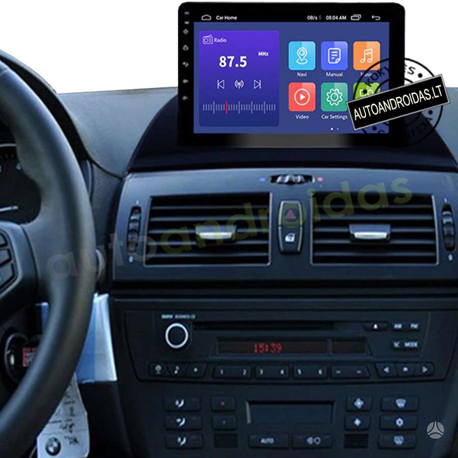 BMW BMW X3 E83 2004-10 Android multimedija GPS/WiFi/USB/9, multimedia and navigation