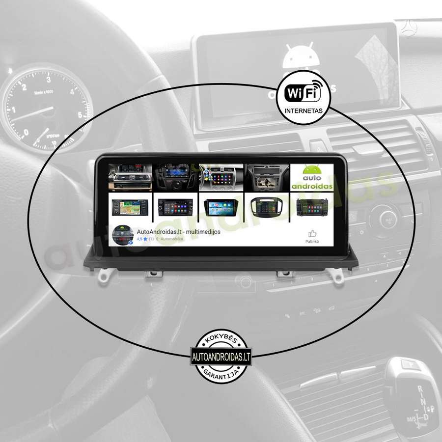 BMW BMW X5 E70, X6 E71 2007-14 Android multimedija USB/GPS/WiFi, multimedia and navigation