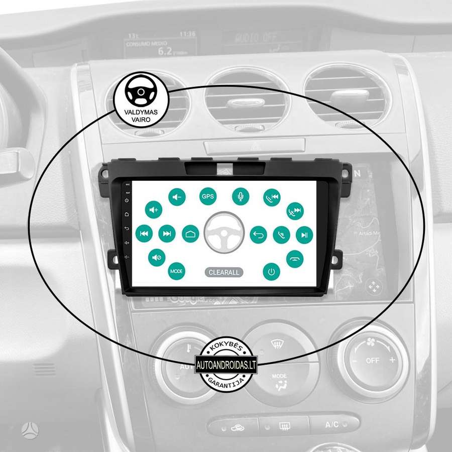 Mazda MAZDA CX7 2008-2015 Android multimedija GPS/WiFi/USB, multimedia and navigation