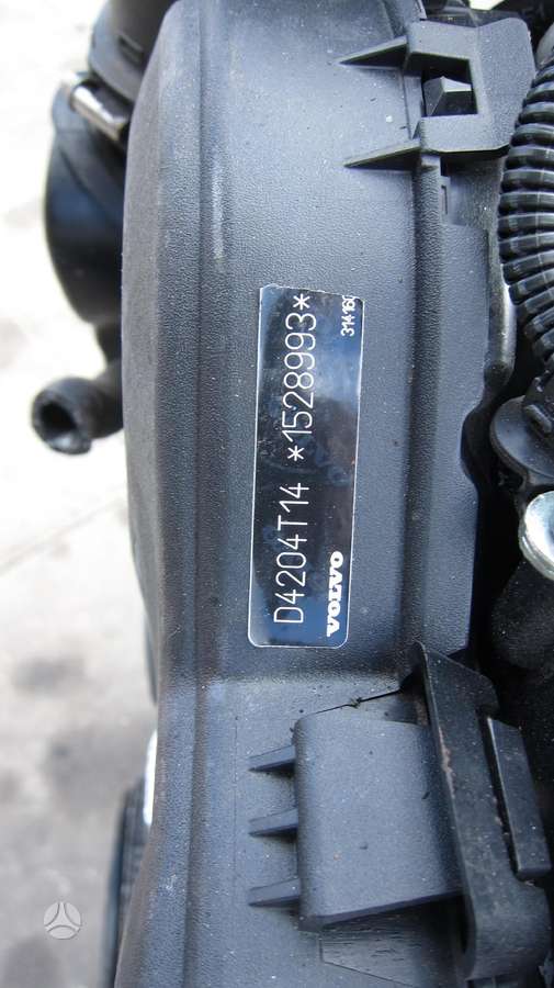 Volvo V60 Variklio kodas d4204t14
