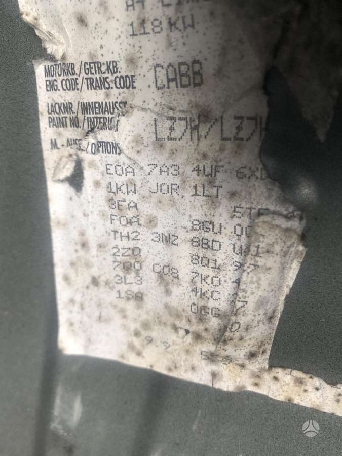 Audi A4 for parts. Variklis 1 8tsi cabb