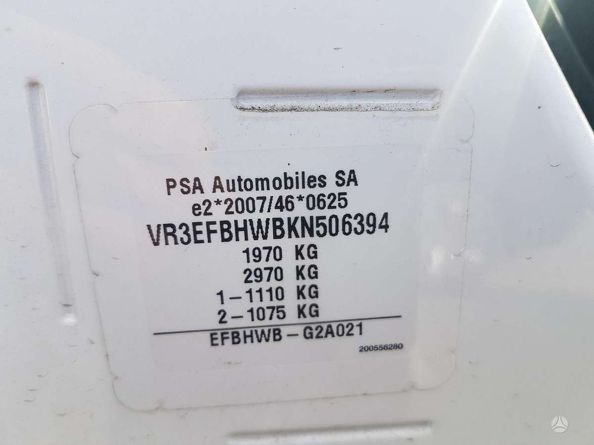 Peugeot Partner Engine bhw dv6fe bh02 gearbox 20etef bvm5