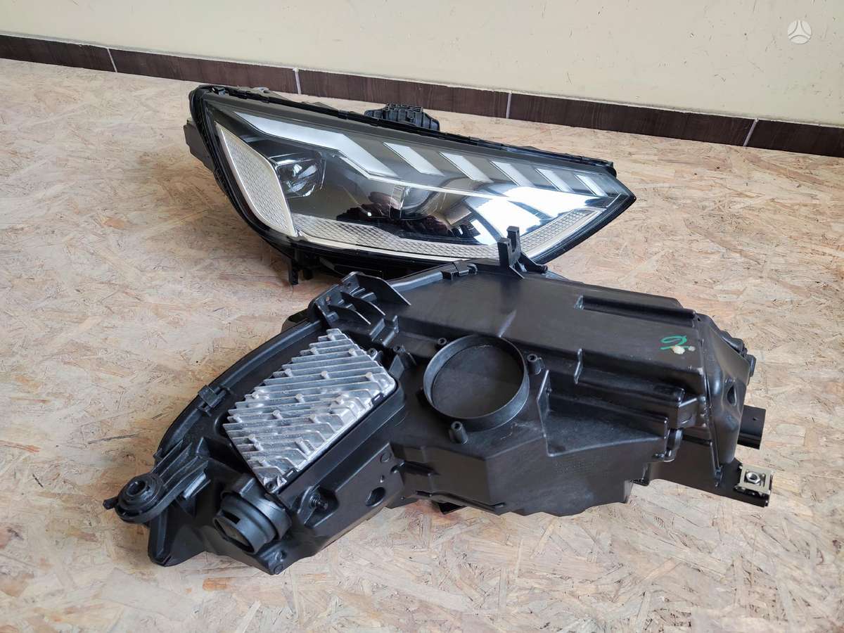 Audi A4 hood (front, rear), bumpers, lights