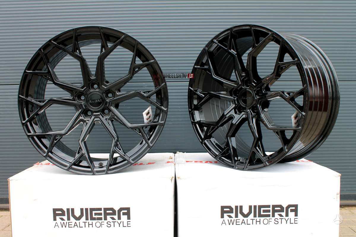 RIVIERA RF5 Gloss Black Flow Formed, легкосплавные , R22