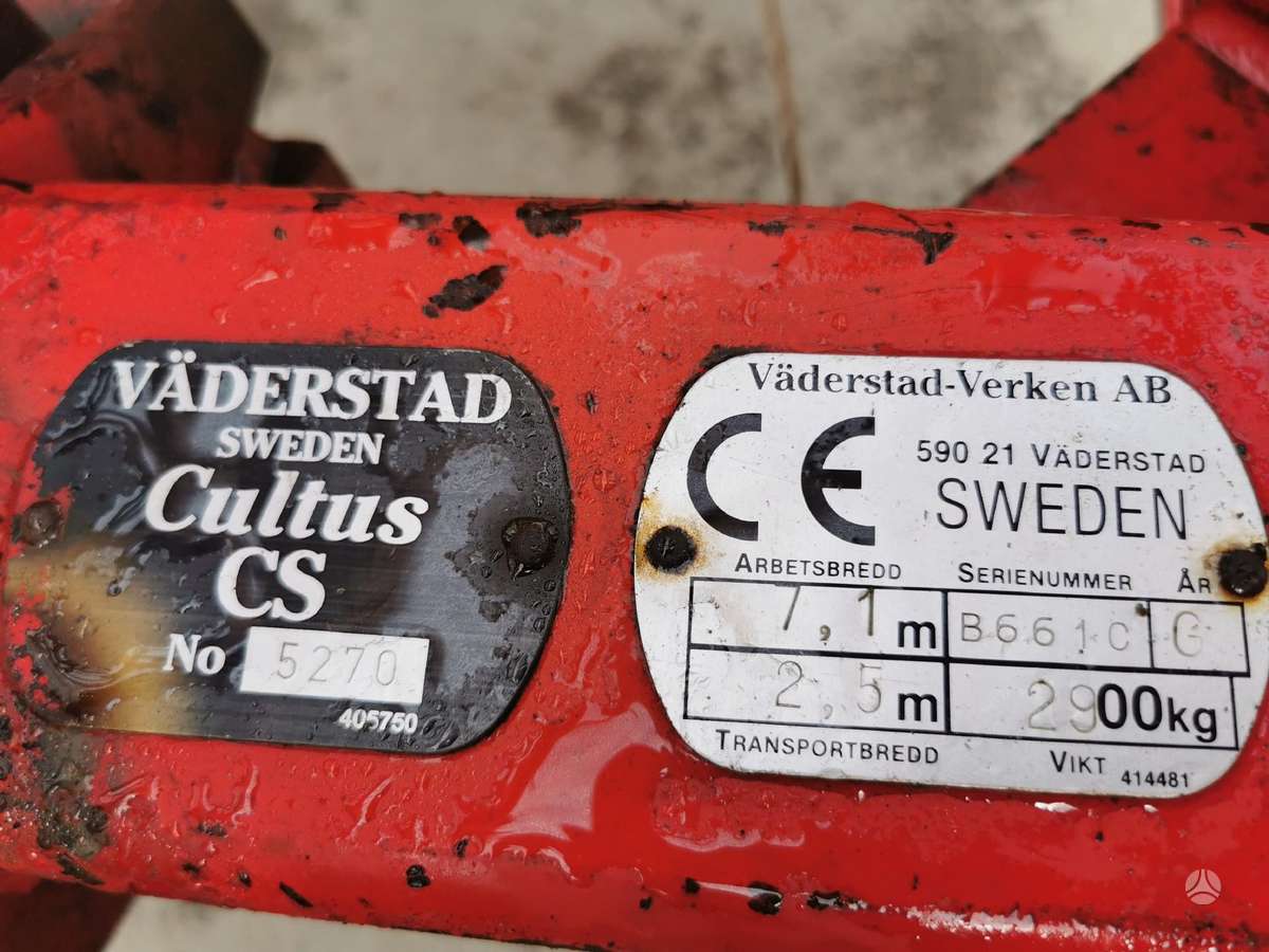 Vaderstad Cultus, skutikai, purentuvai