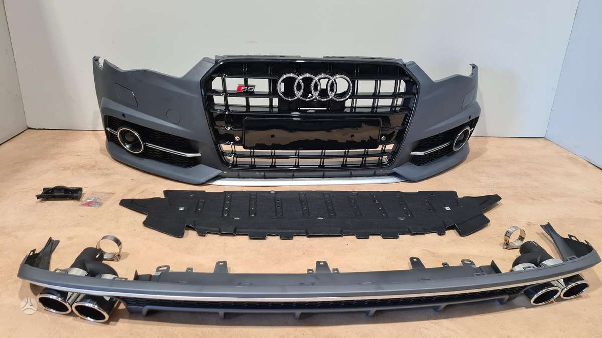 Audi A6 bamperi, radiatora režģis