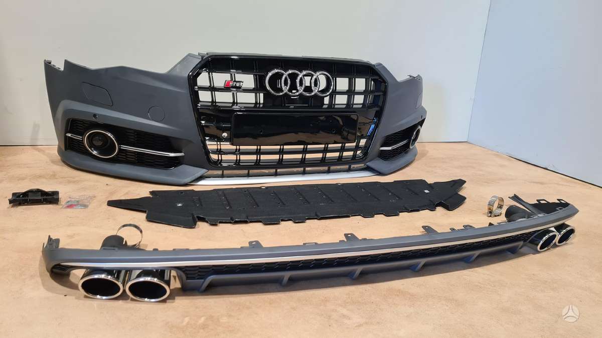 Audi A6 bamperi, radiatora režģis