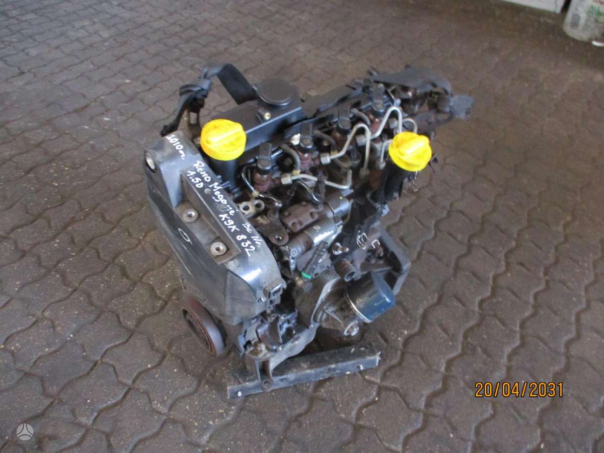 Renault Megane Variklis 1 5d k9k 832