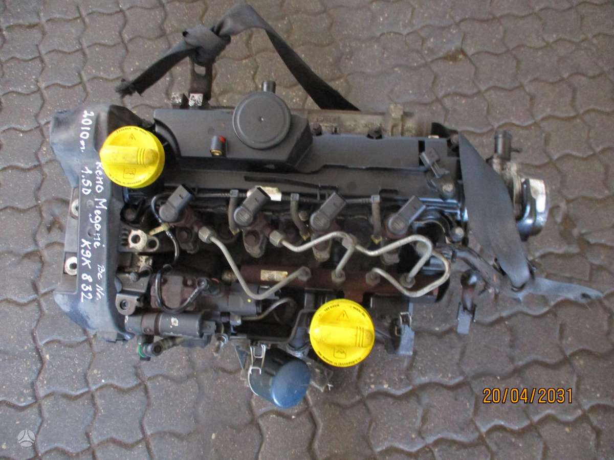Renault Megane Variklis 1 5d k9k 832
