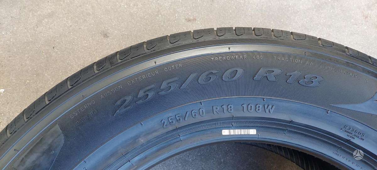 Pirelli, vasarinės 255/60 R18