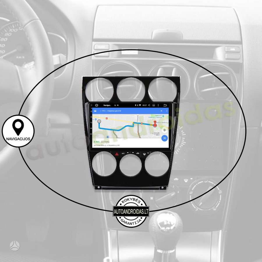 Mazda MAZDA 6 2004-15 Android multimedija WiFi/USB/GPS, multimedia and navigation