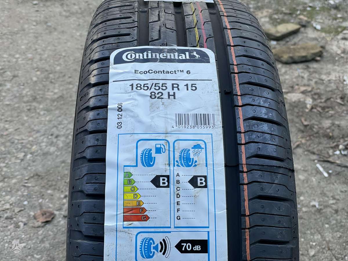 Continental EcoContact 6, летние 185/55 R15