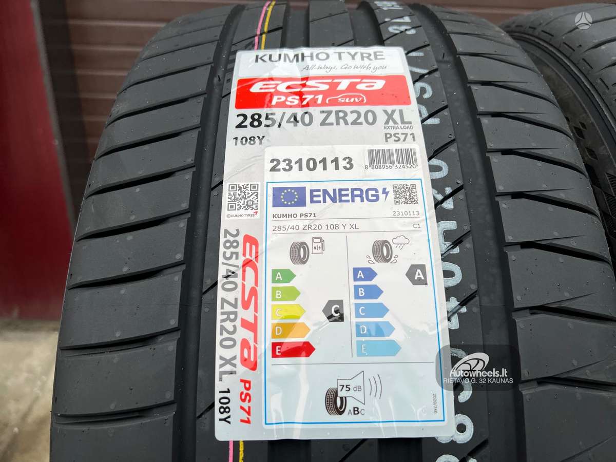 Kumho ECSTA PS71, vasarinės 285/40 R20