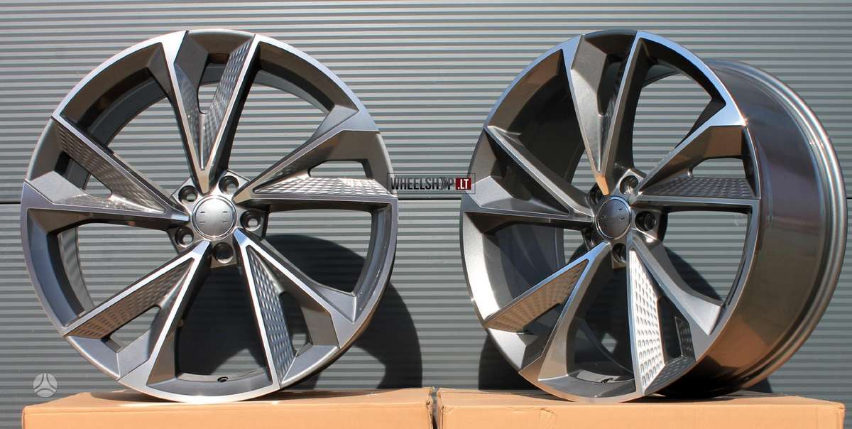 Audi EU-B1566 Grey Polished, light alloy, R18