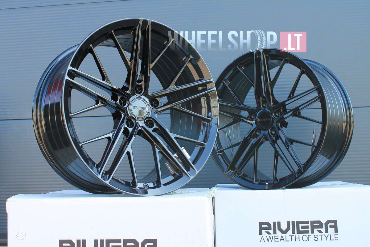 RIVIERA RF4 Gloss Black Flow Formed, light alloy, R20