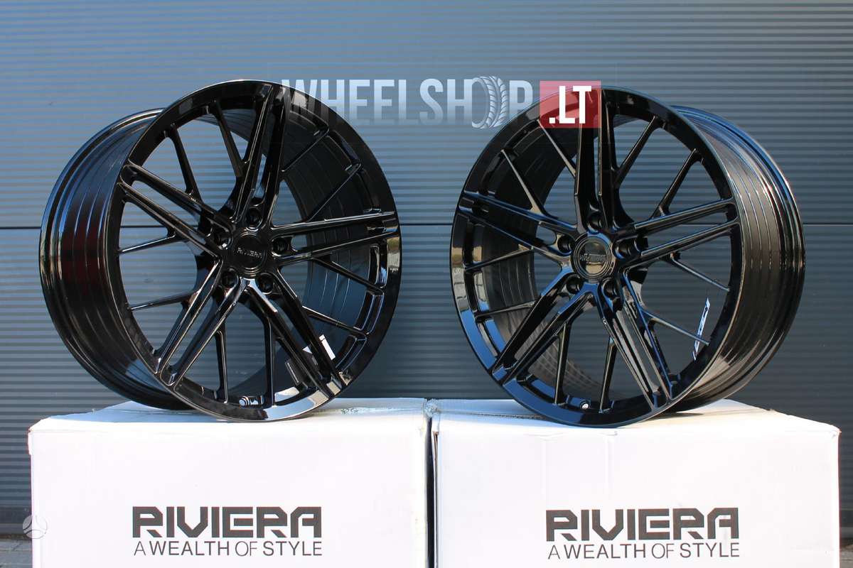 RIVIERA RF4 Gloss Black Flow Formed, light alloy, R20
