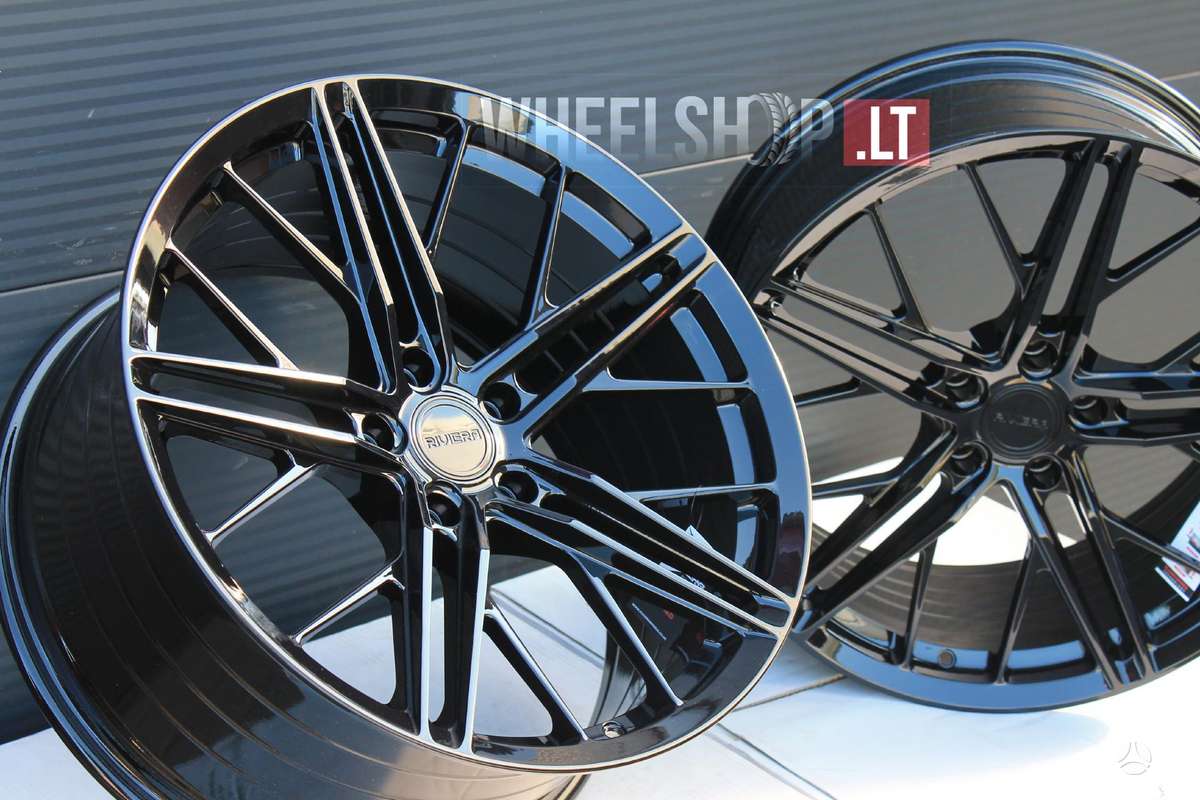 RIVIERA RF4 Gloss Black Flow Formed, light alloy, R20