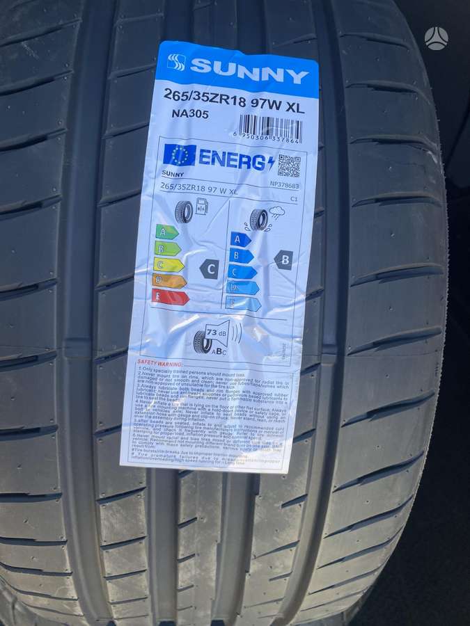 Sunny NA305, summer 265/35 R18