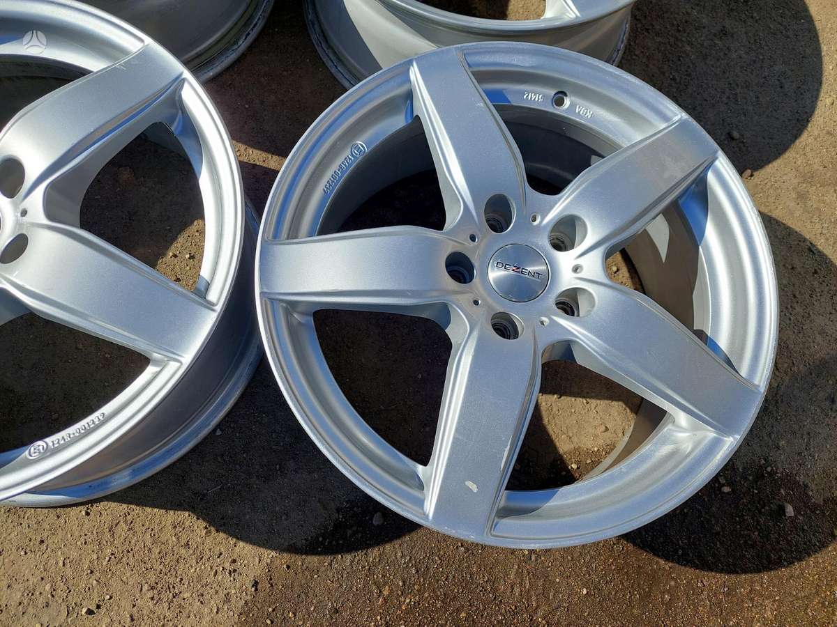 Dezent 7.5J ET54, light alloy, R17