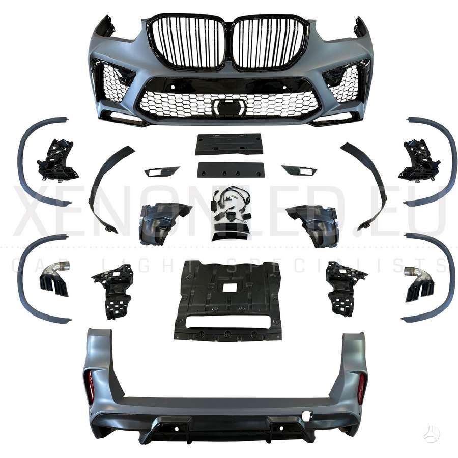 BMW X5 bumpers, front grill
