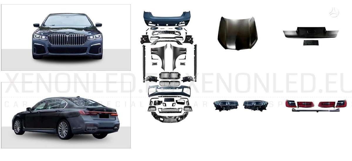 BMW 7 serija kėbulo dalys