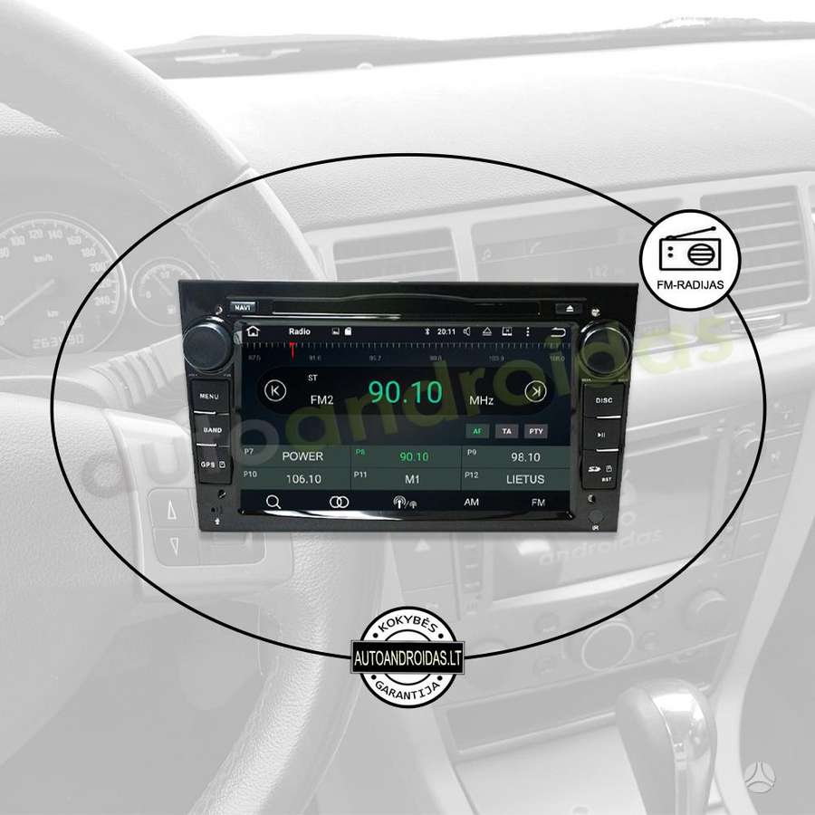 Opel OPEL 2002-11 Android multimedija USB/GPS/WiFi/Bluetooth/7, multimedia and navigation