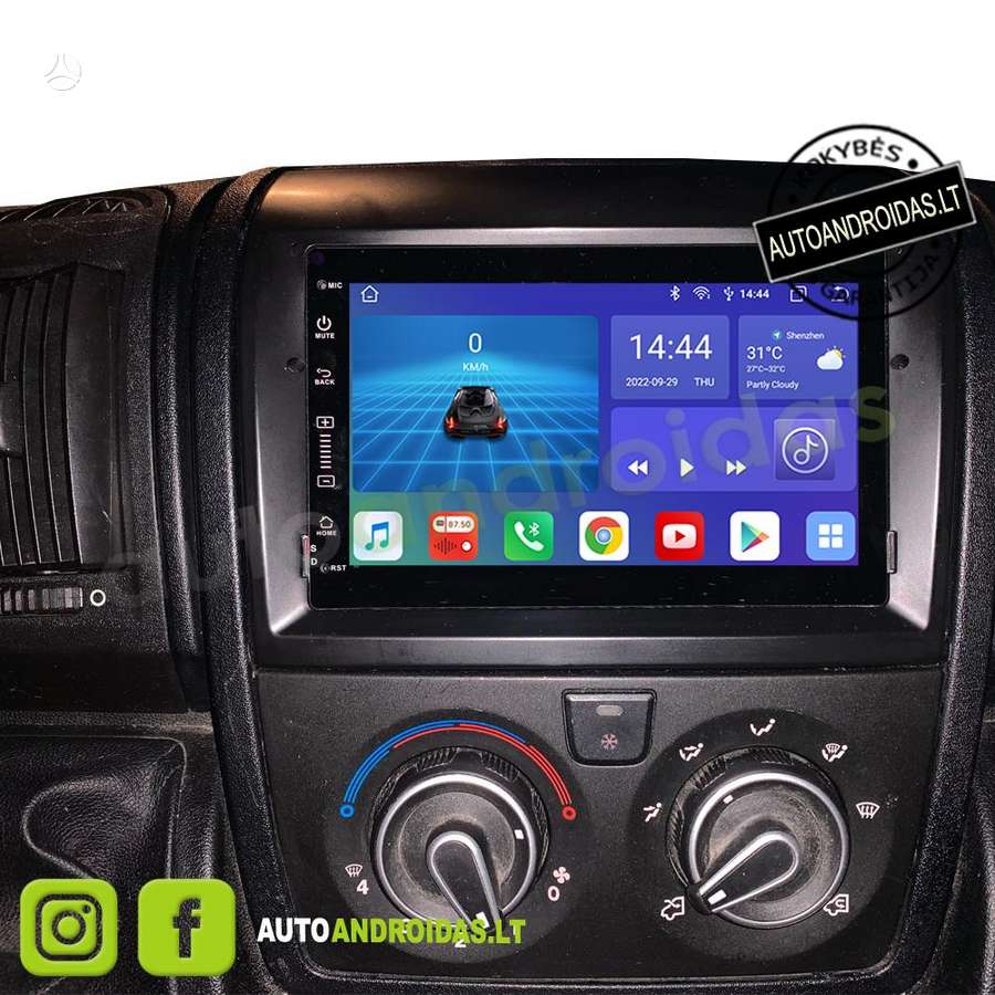 Fiat DUCATO JUMPER BOXER Android multimedija GPS/WiFi/USB/BT, multimedia and navigation