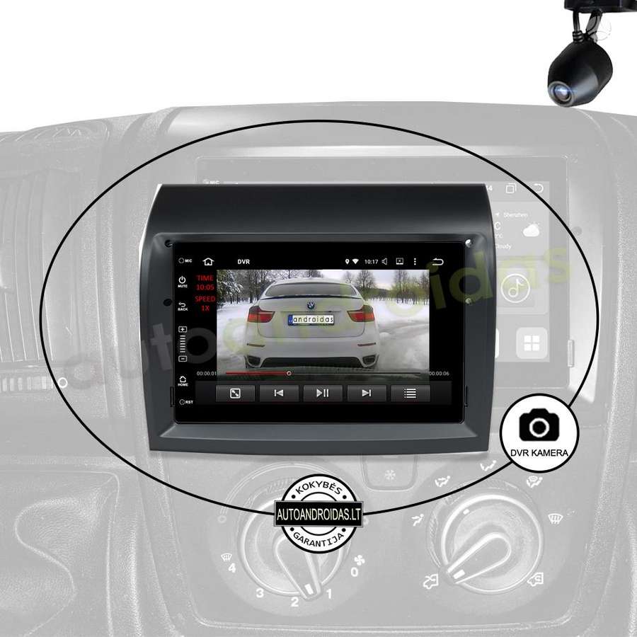 Fiat DUCATO JUMPER BOXER Android multimedija GPS/WiFi/USB/BT, multimedia and navigation