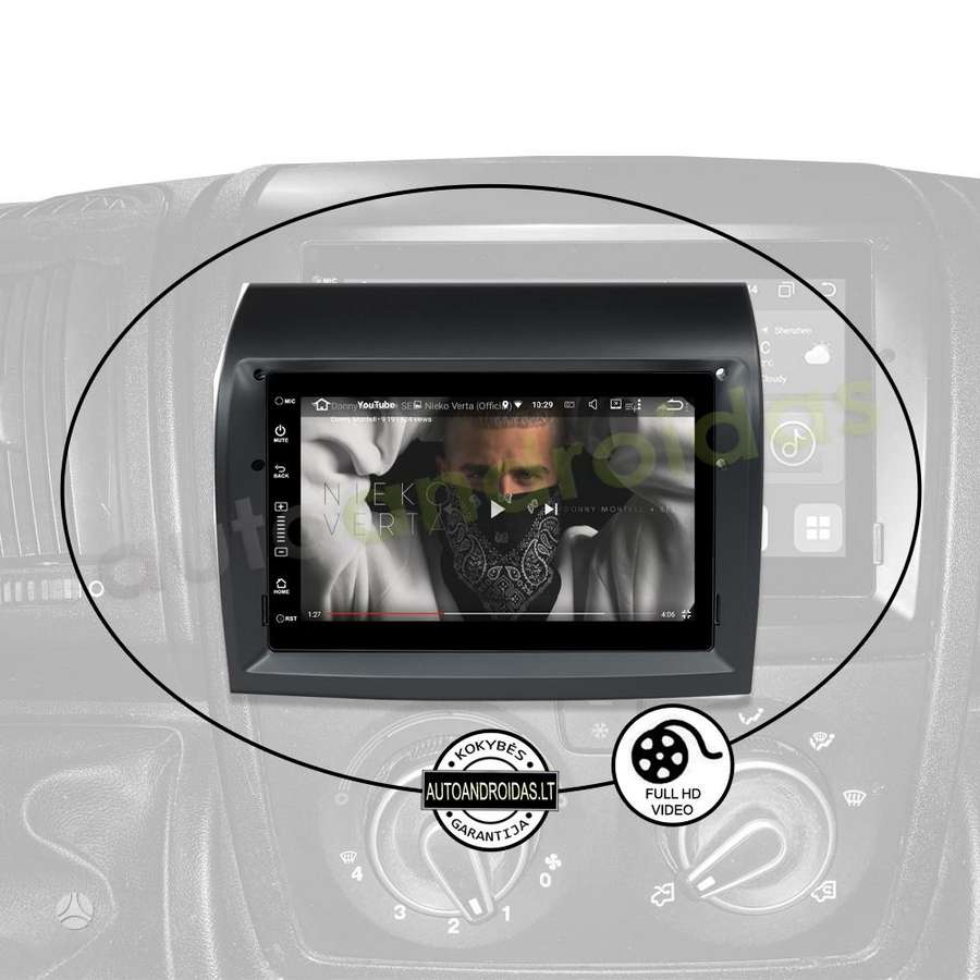 Fiat DUCATO JUMPER BOXER Android multimedija GPS/WiFi/USB/BT, multimedia and navigation