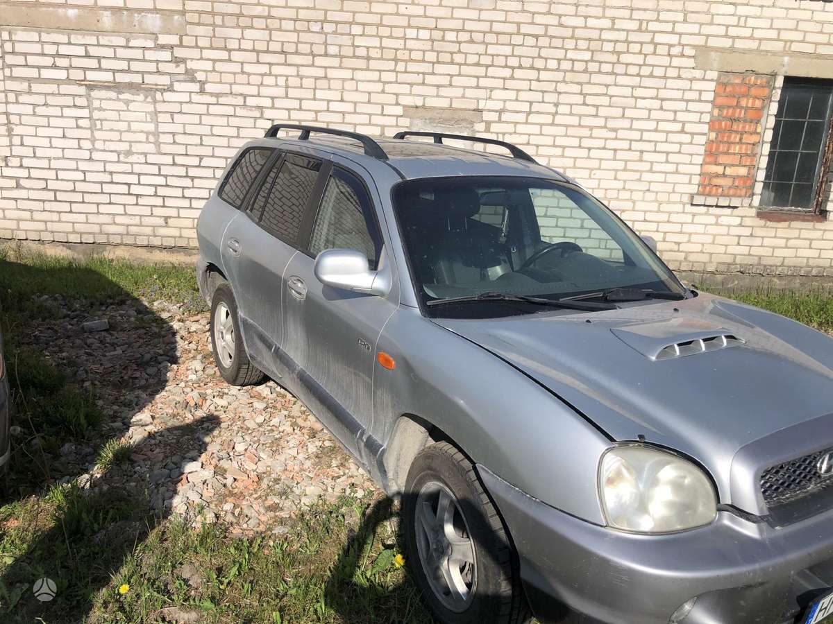 Hyundai Santa Fe по частям. Variklio defektas