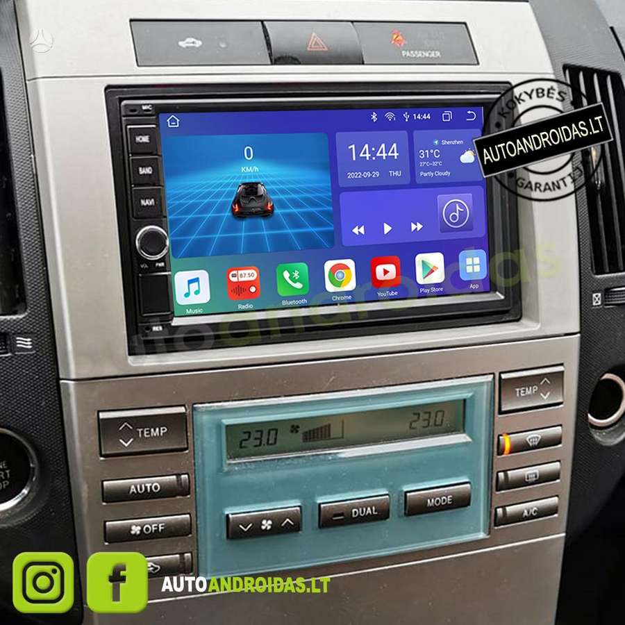 Toyota TOYOTA COROLLA VERSO Android multimedija BT/WiFI, multimedija ar navigāciju
