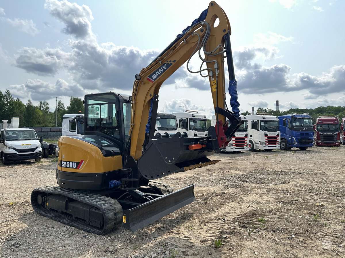 SANY SY50U, mini excavator