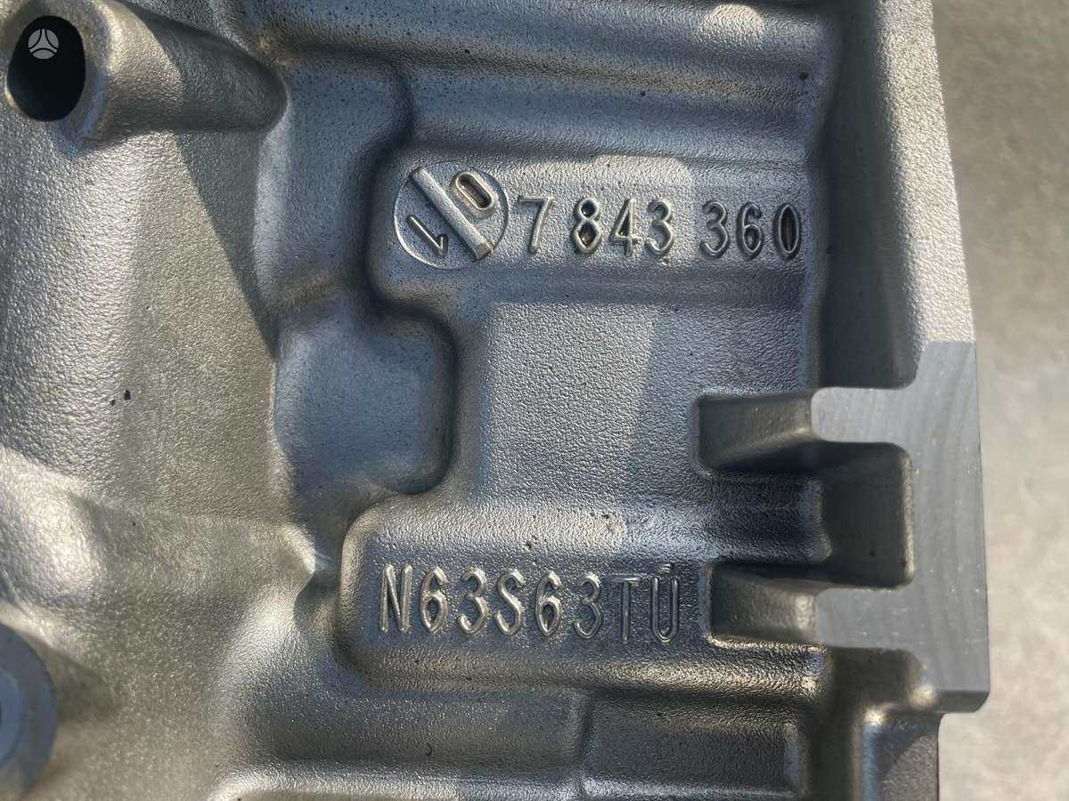 BMW 5 serija, N63b44a, engine block