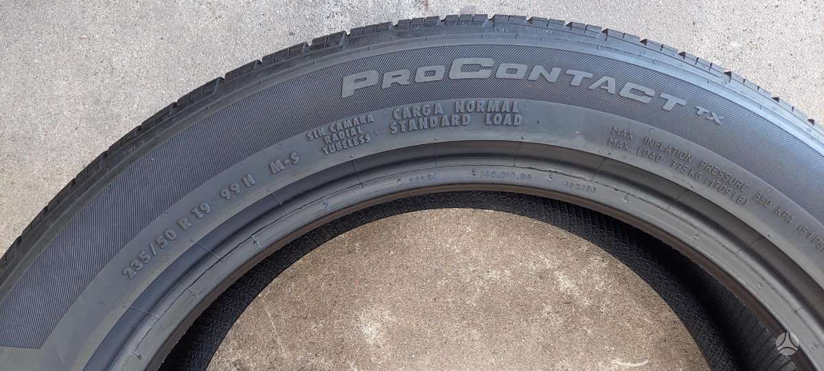 Continental, all-season 235/50 R19