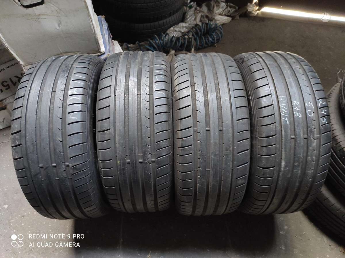 Dunlop, летние 245/50 R18