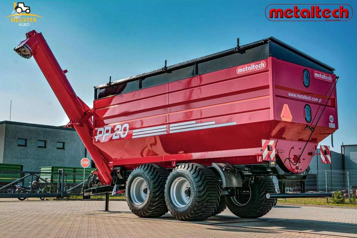 Metaltech PP20 perkrovimo priekaba, priekabos, puspriekabės