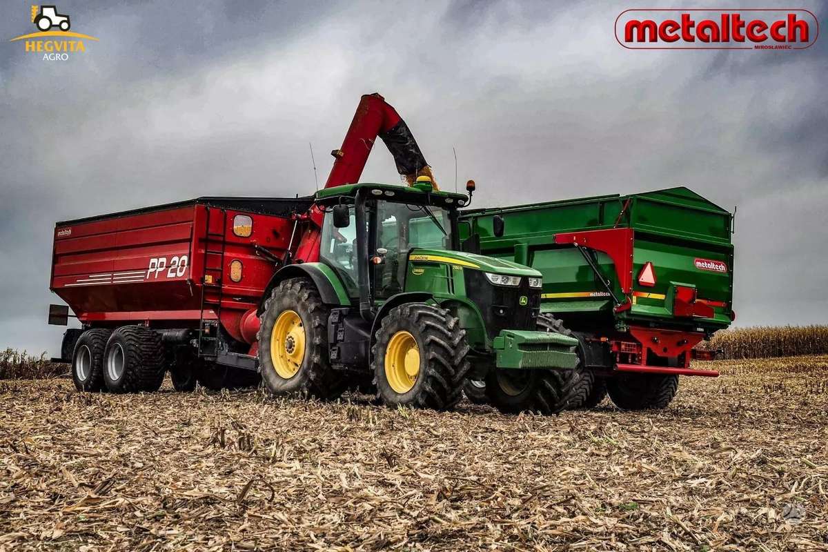 Metaltech PP20 perkrovimo priekaba, priekabos, puspriekabės