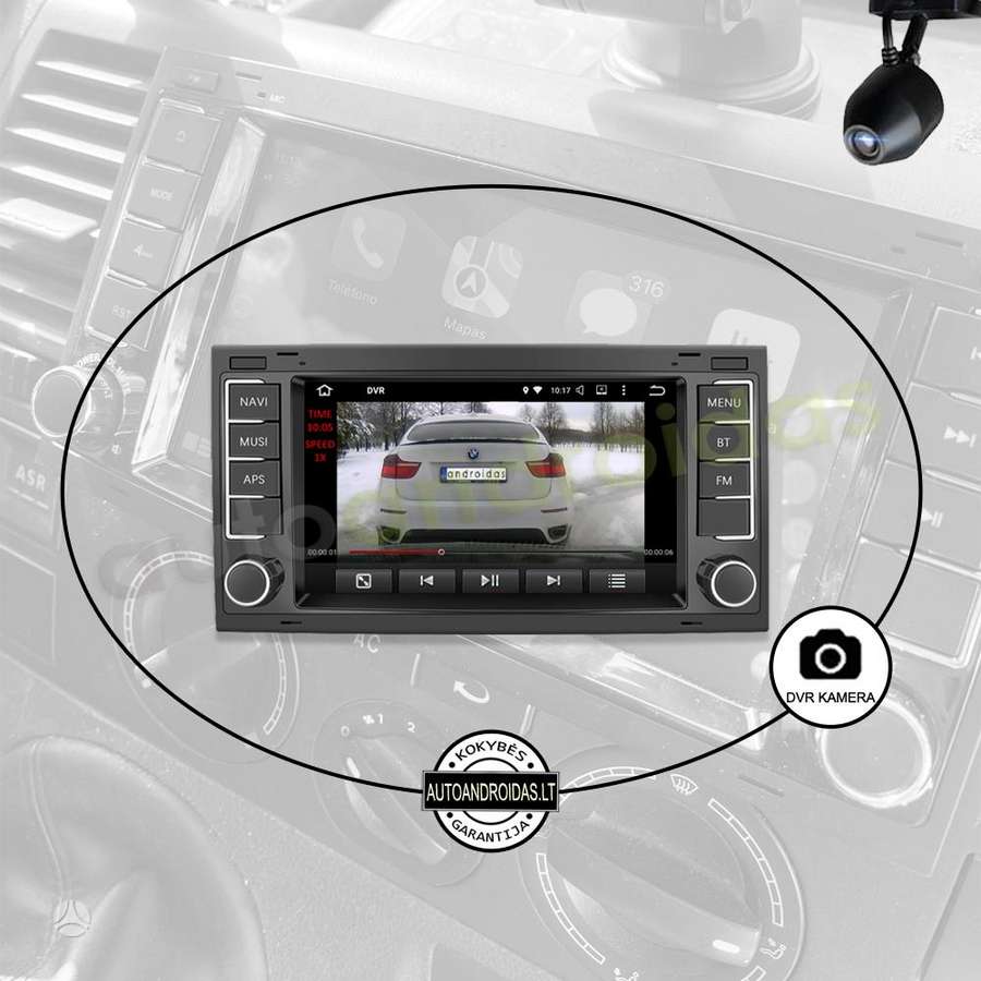 Volkswagen MULTIVAN T5 TRANSPORTER Android multimedija navigacija, multimedia and navigation