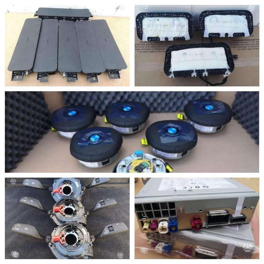 BMW X7 Nauji bmw g07 koju airbagai panelės airbagai lubu airbagai na