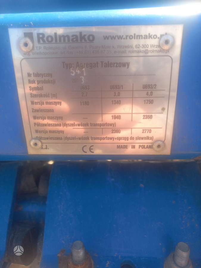 ROLMET ROLMAKO, scrapers, scrubbers
