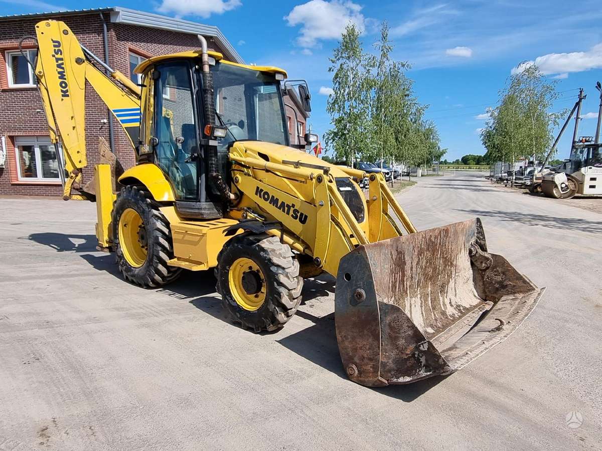 Komatsu WB 93 S-5EO, excavator loader