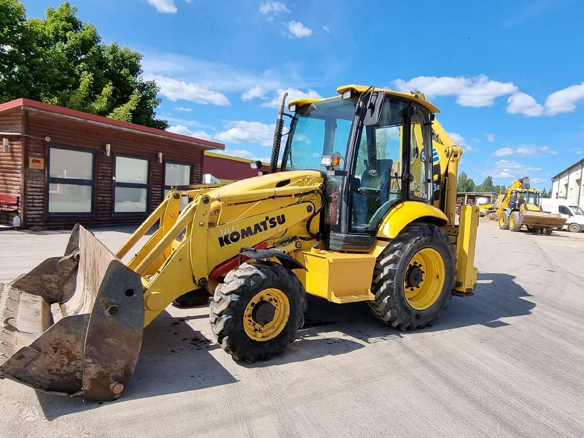 Komatsu WB 93 S-5EO, excavator loader