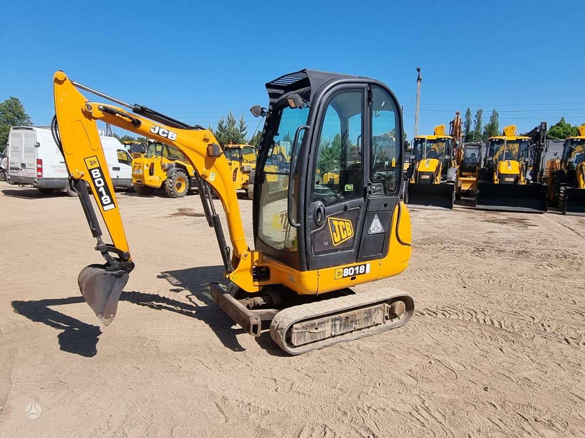 JCB 8018, экскаваторы