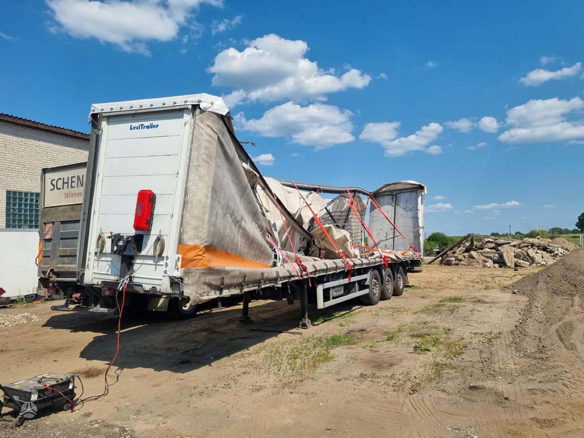Lecitrailer Dalimis, пологовые / тентовые