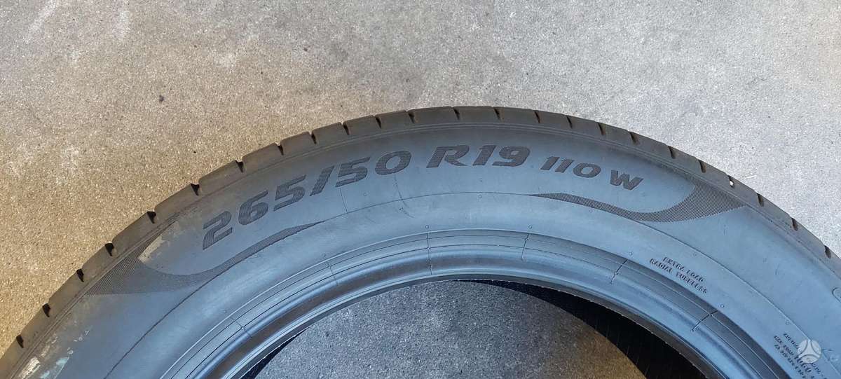 Pirelli, summer 265/50 R19