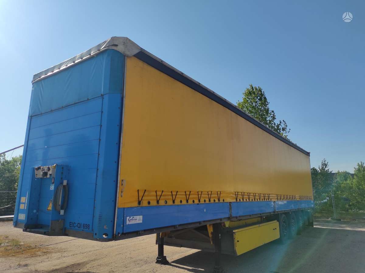 Schmitz, curtainsider with dropside